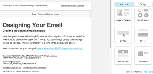 Design RSS Email