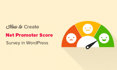 Hướng dẫn tạo khảo sát đo lường sự hài lòng của khách hàng (Net Promoter Score) trong WordPress<span class=
