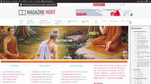 Trang Website Tâm học Wordpress Magazine đẹp load nhanh